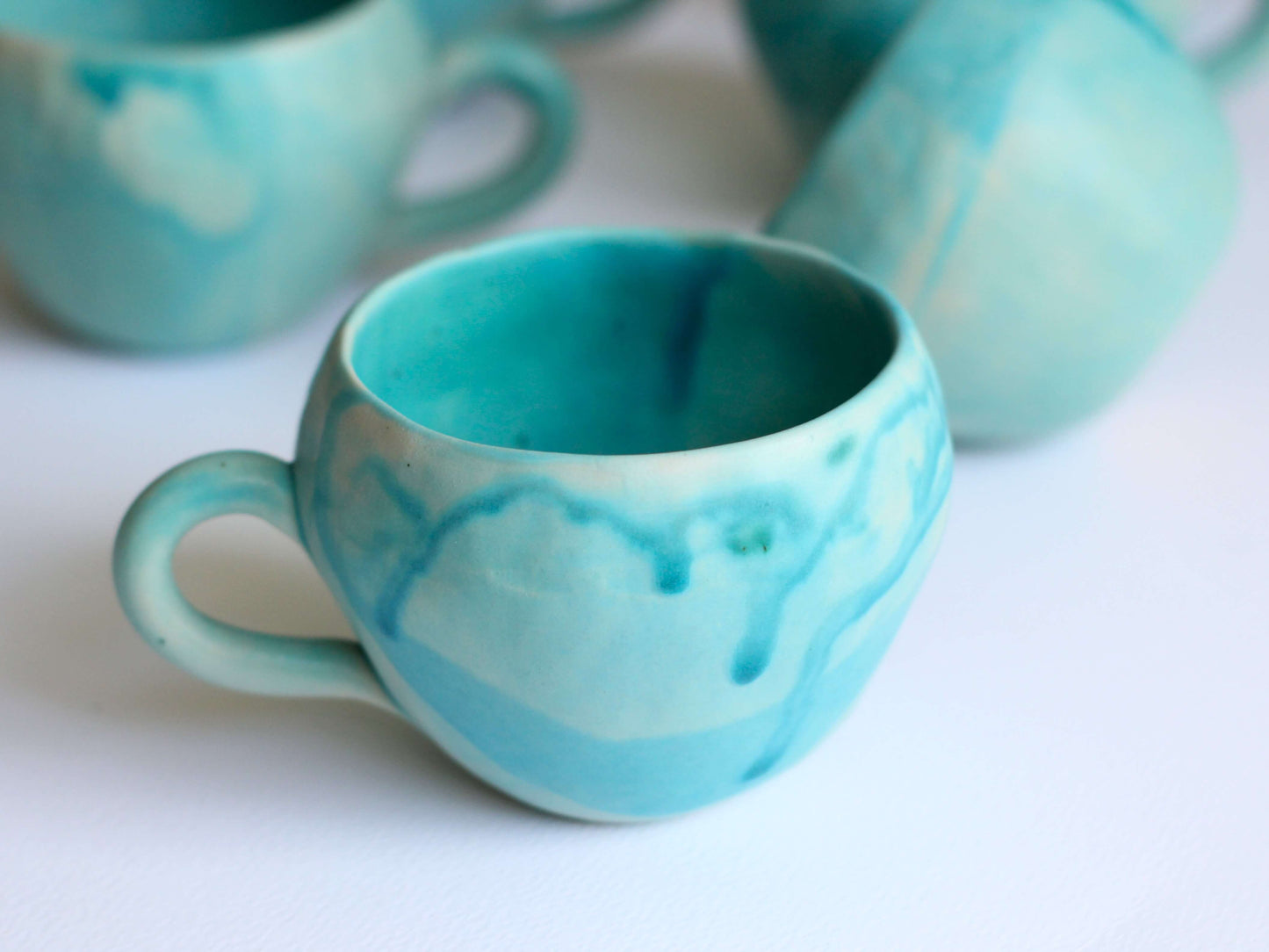 cana turcoaz din ceramica