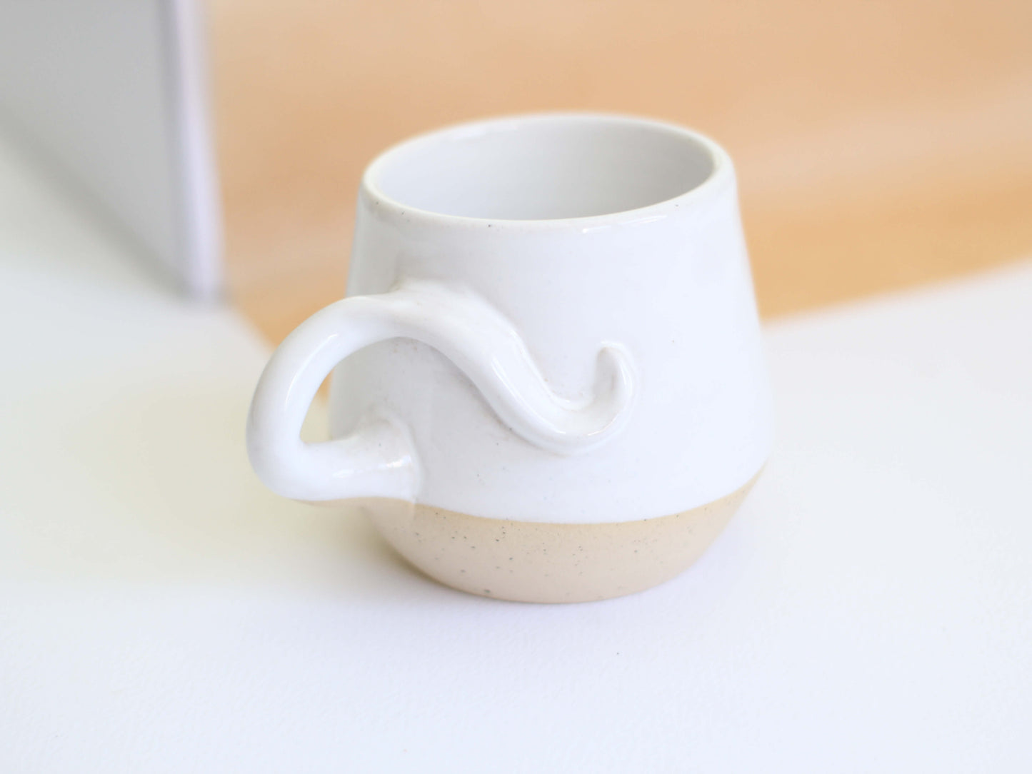 cana ceramica alba