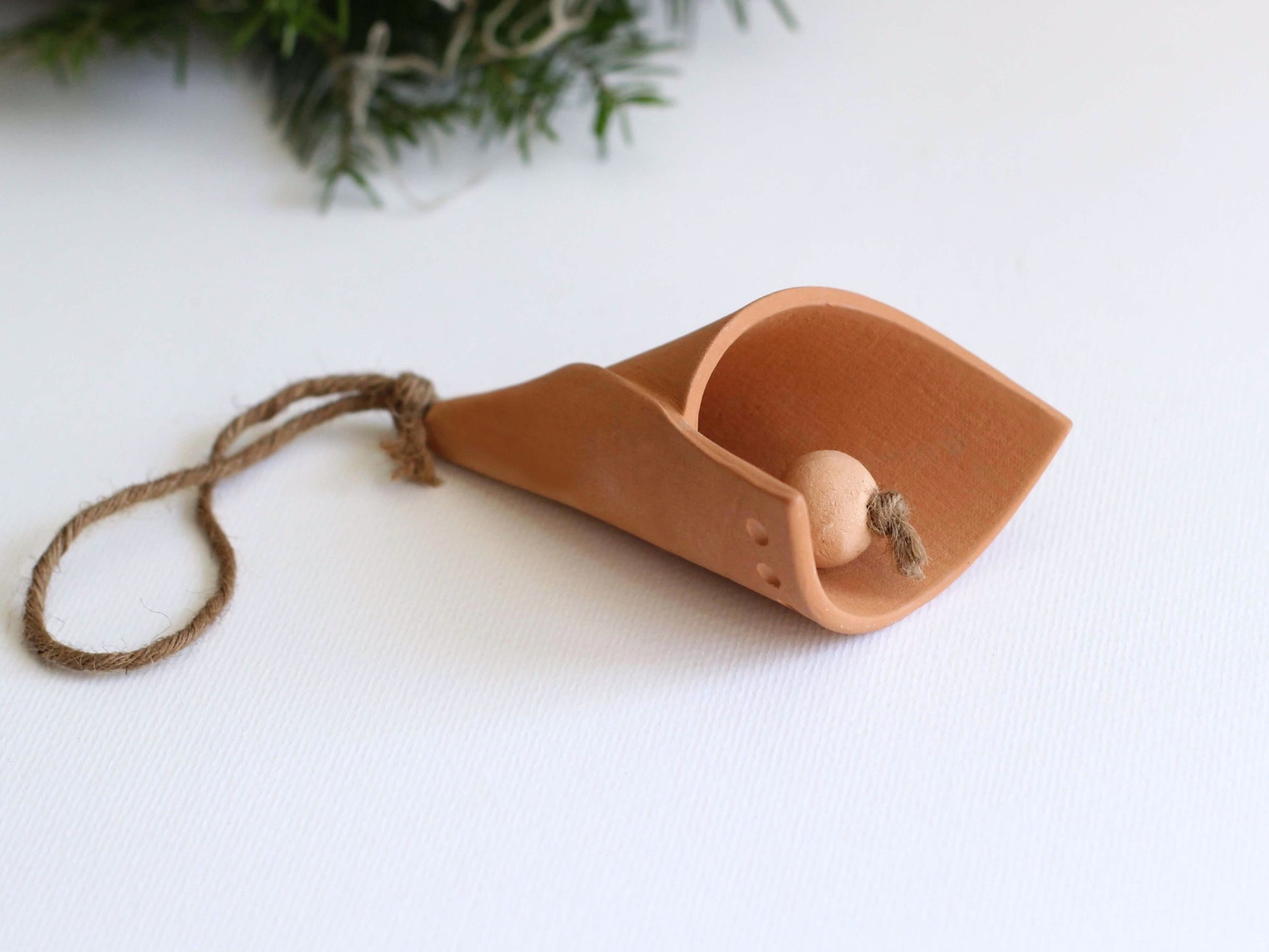 clopotel asimetric de Craciun handmade