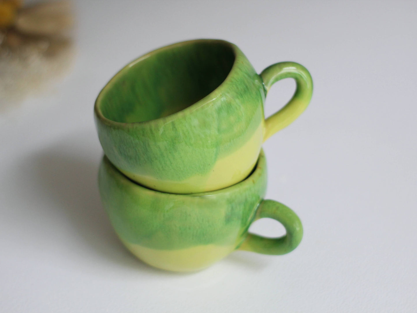 set cani din ceramica lucrate manual