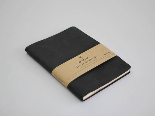 agenda din piele neagra
