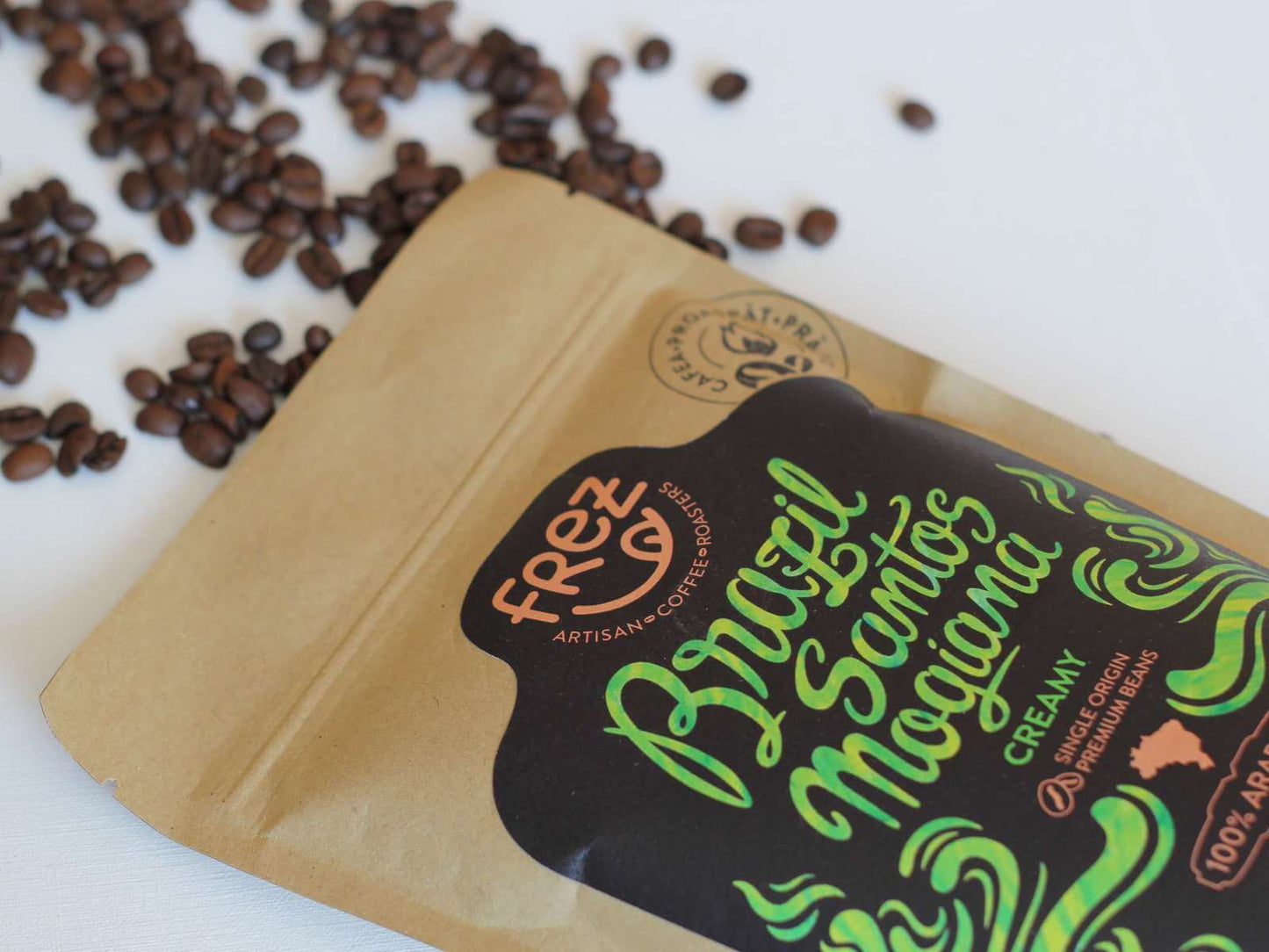 Cafea boabe Brazil Santos Mogiana