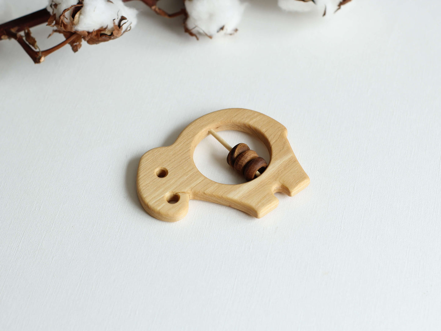 Zornăitoare elefănțel din lemn