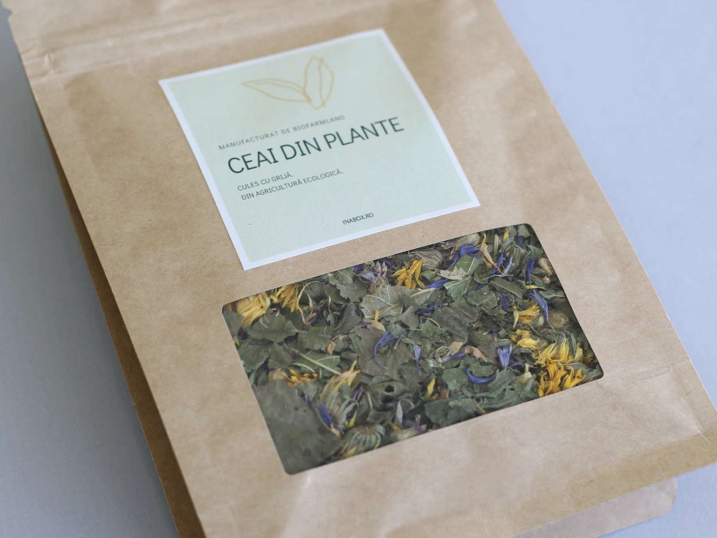 Ceai din plante din agricultură eco