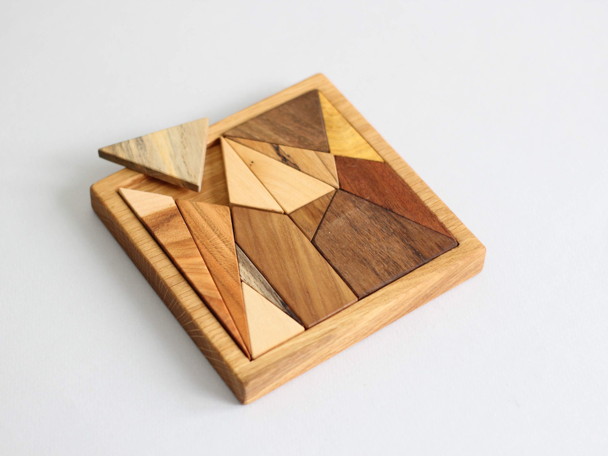 Puzzle Ostomachion din lemn