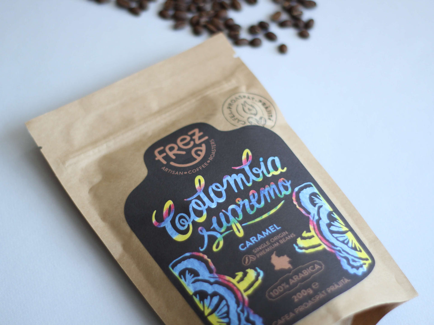 cafea boabe Colombia Supremo