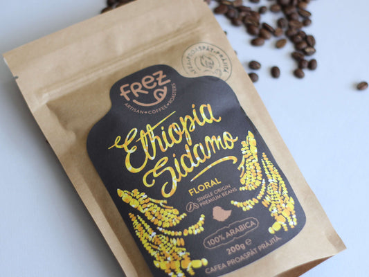 Cafea boabe Ethiopia Sidamo