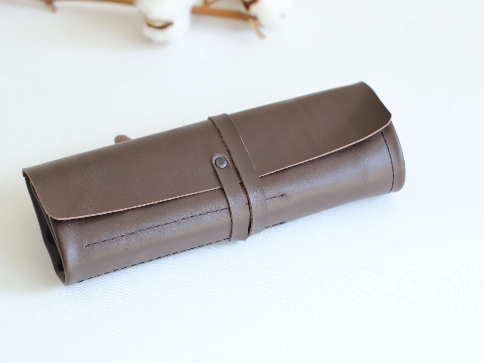 Penar din piele naturală - leather roll